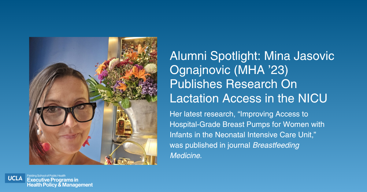 Alumni Spotlight Mina Jasovic Ognajnovic