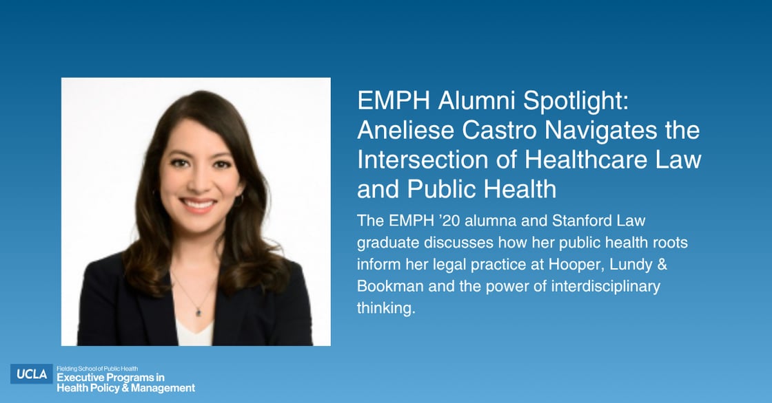 EMPH Alumni Spotlight Aneliese Castro