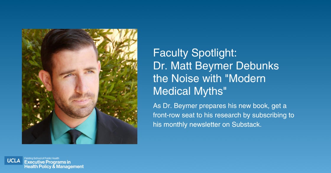 Faculty Spotlight Matthew Beymer March 2026