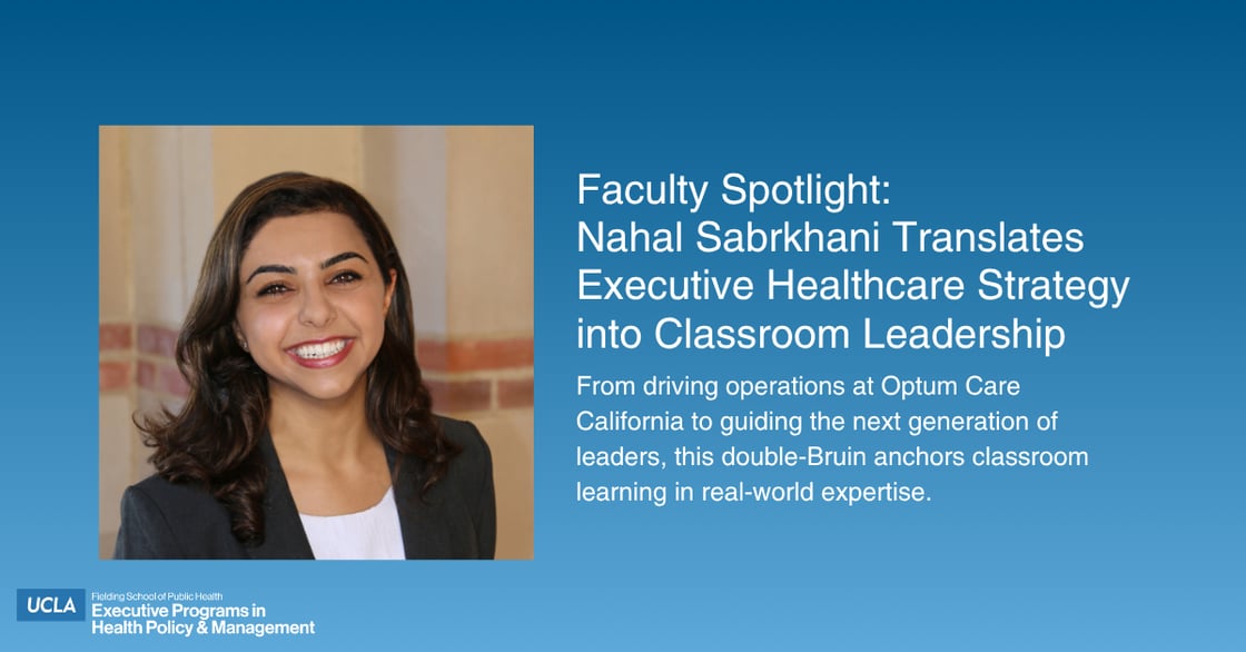 Faculty Spotlight Nahal Sabrkhani