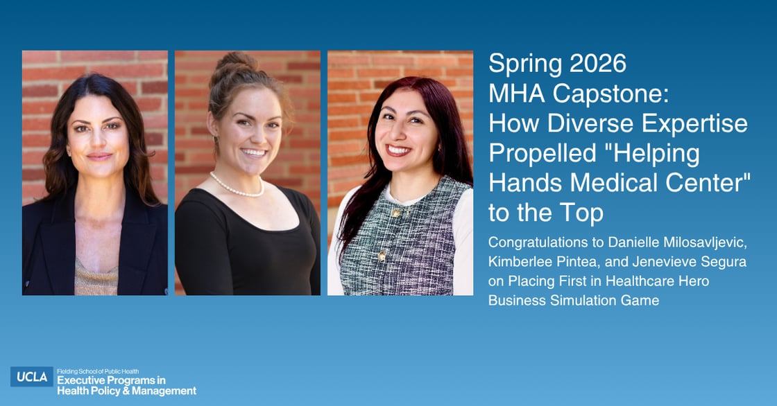 HHMC Places 1st in MHA Capstone Simulation - Spring 2026