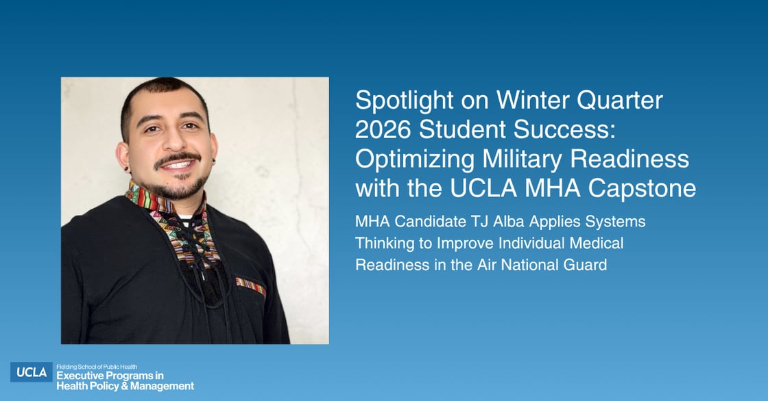 MHA Capstone Winter 2026 Quarter - TJ Alba