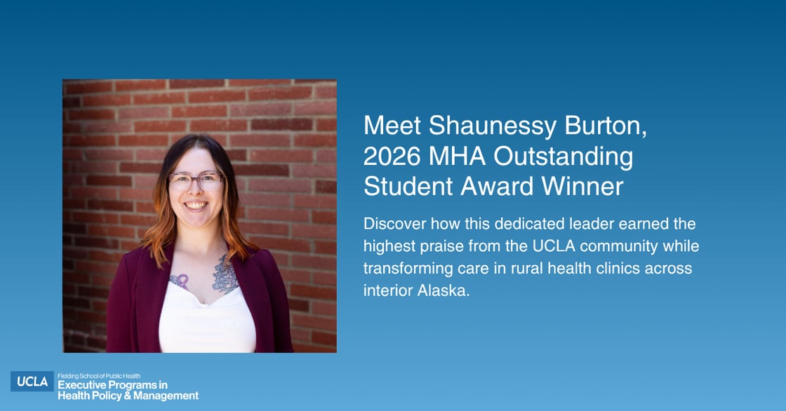 MHA Outstanding Student Award 2026 Shaunessy Burton